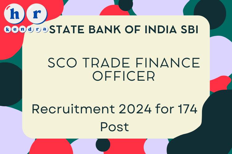 SBI SCO Recruitment 2024