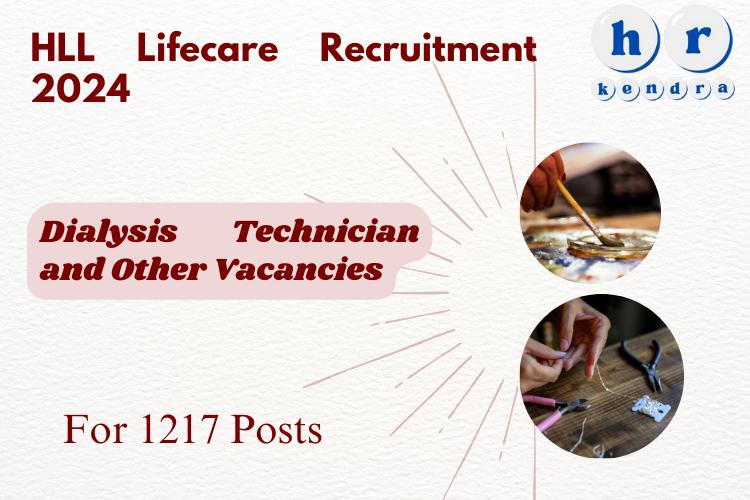 HLL Lifecare Recruitment 2024