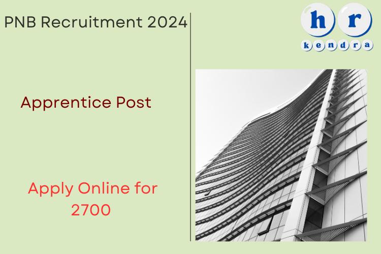 PNB Apprentice Recruitment 2024