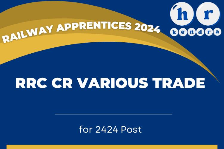 Railway RRC Apprentices 2024