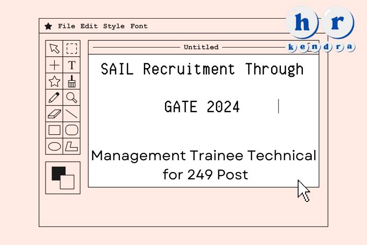 SAIL Management Trainee Technical Recruitment