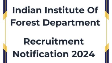 Indian Institute Of Forest Department Recruitment Notification 2024